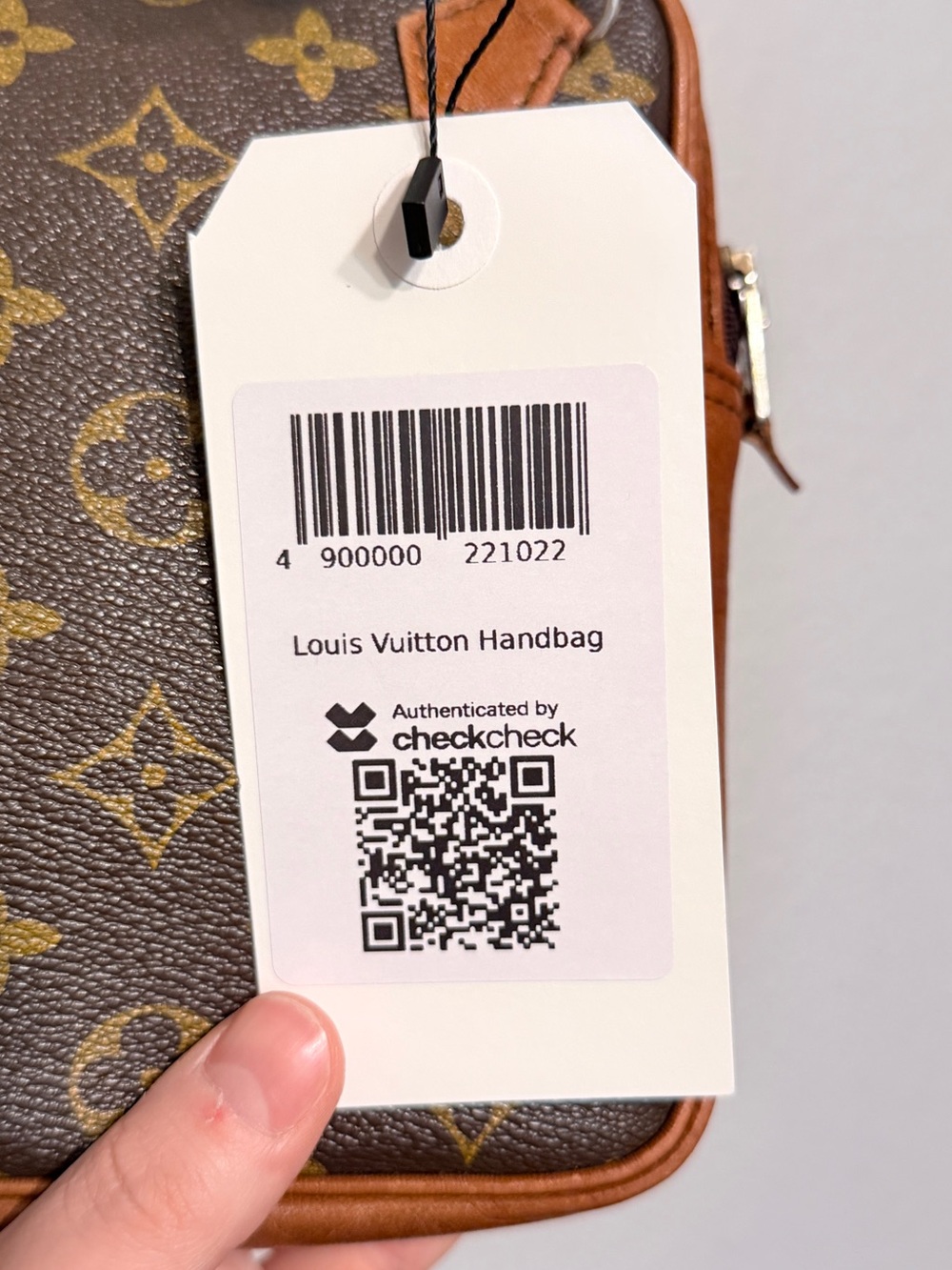 Vintage 1970s Louis Vuitton Monogram Pochette Wristlet Bag Made in France w/ COA - Picture 11 of 11